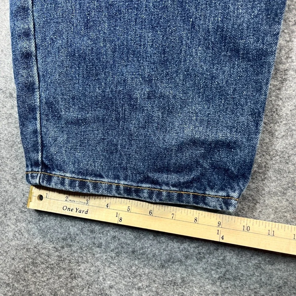 Levis Jeans Men's 52x32 550‎ Relaxed Fit Straight Leg Blue Denim Pants